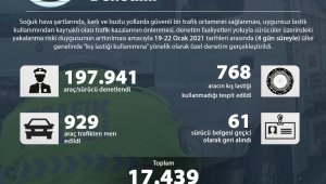 Kış lastiği denetiminde tedirgin edici rakam: 17 bin 439 trafik kural ihlali