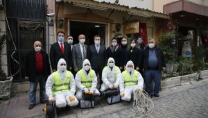 Konak Belediyesi'nden tüm otellere dezenfeksiyon