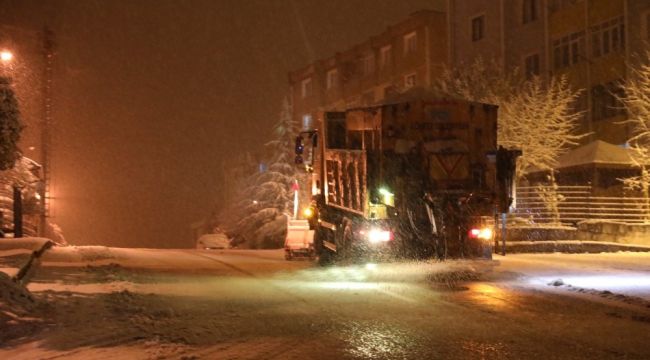 Körfez'de kar mesaisi