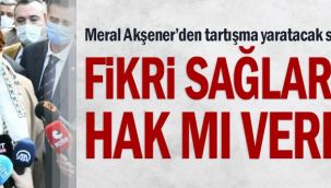 Meral Akşener'den tartışma yaratacak sözler