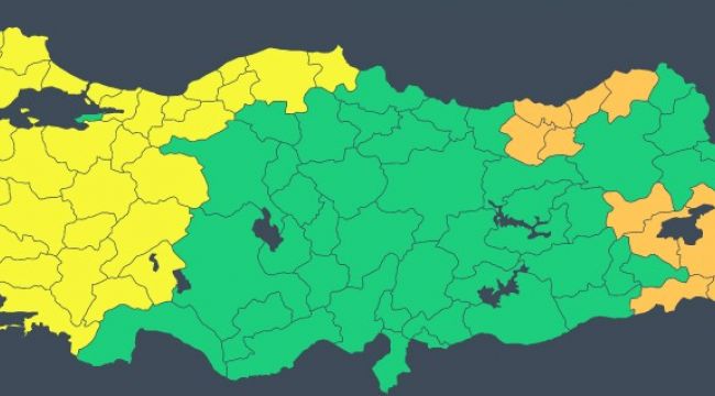 Meteoroloji'den kuvvetli rüzgar ve fırtına uyarısı