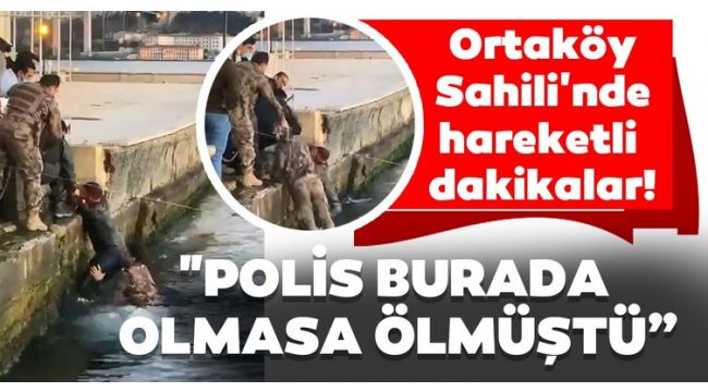 Özel harekat polisi denize atlayıp turisti kurtardı
