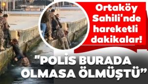 Özel harekat polisi denize atlayıp turisti kurtardı