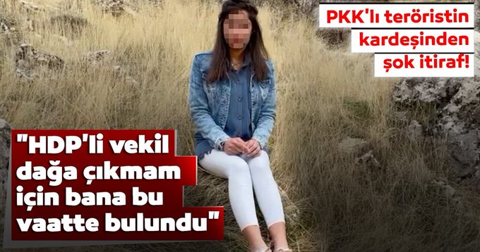 PKK'lı teröristin kardeşinden şok itiraf!