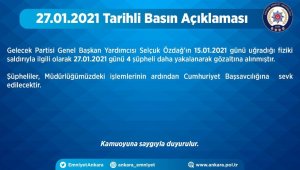 Selçuk Özdağ'ın uğradığı saldırıya ilişkin 4 gözaltı daha