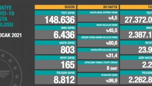Son 24 saatte korona virüsten 165 kişi hayatını kaybetti