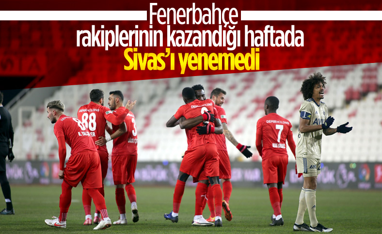 Fener, Sivas'ta 2 puan bıraktı