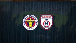 TFF 1. Lig: Altınordu: 2 - Menemenspor: 4