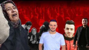 Üç gencin cenazesinde ağıtlar yükseldi