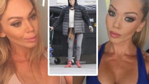 Ünlü model, çöpten yiyecek topluyor!