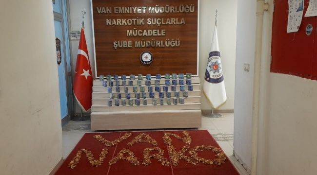 Van'da 28 kilo 700 gram eroin maddesi ele geçirildi