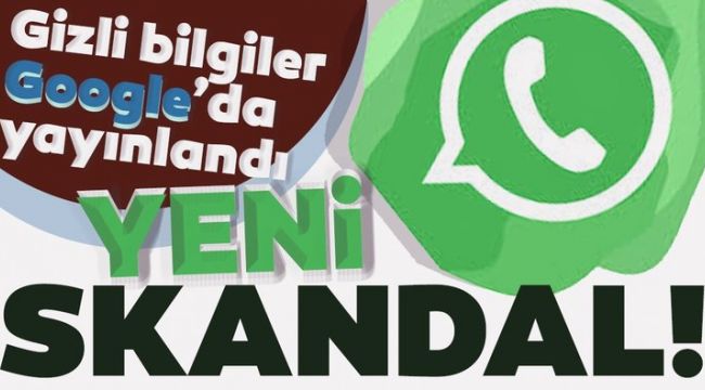 WhatsApp'ta kullanıcı verileri Google'da