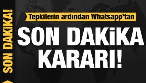 WhatsApp'tan yeni açıklama