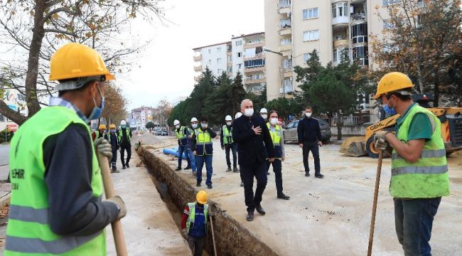 Yenişehir'in içme suyu çilesine Büyükşehir neşteri