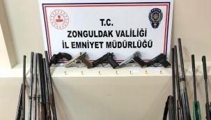 Zonguldak'ta silah ticareti operasyonu