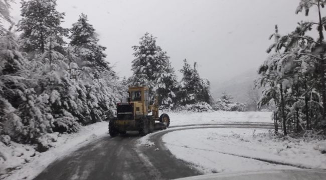 Zonguldak'ta 112 köy yolu ulaşıma kapandı