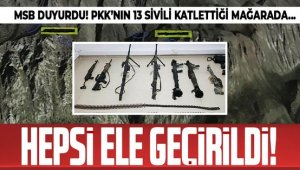 13 sivilin şehit edildiği mağarada ele geçirildi
