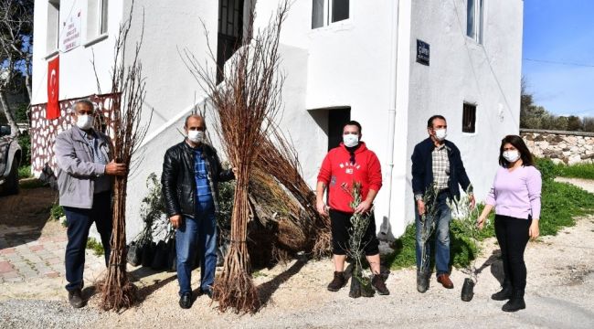 2021 yılının ilk fidanları üreticiyle buluştu