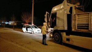 Ağır ticari araçlar denetlendi