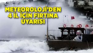 Akdeniz ve Ege'de 4 il için fırtına uyarısı