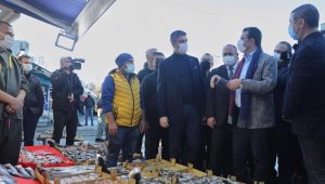 Başkan İmamoğlu ve Yüksel'den balıkçı esnafına ziyaret