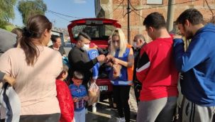 Bu kez de sel mağdurlarına koştular