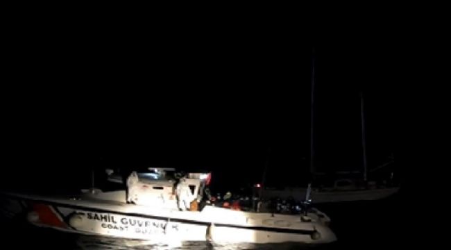 Çanakkale açıklarında 65 düzensiz göçmen kurtarıldı