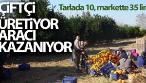 Çiftçi üretiyor aracı kazanıyor