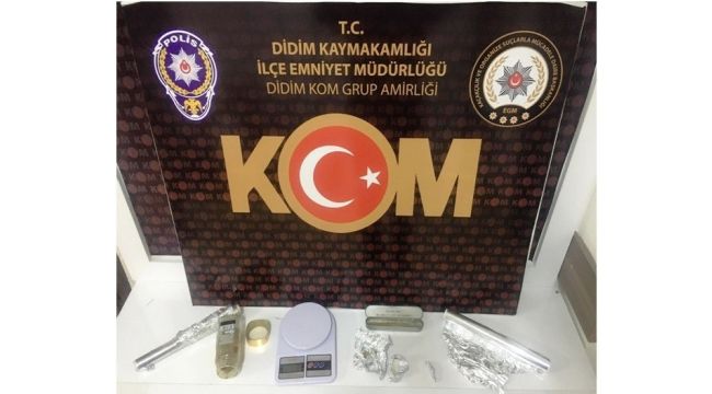 Didim'de uyuşturucu operasyonu