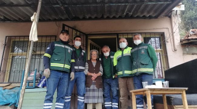 Emine teyzeye Konak yardımı