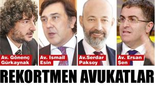 En çok kazanan avukatlar! İşte liste