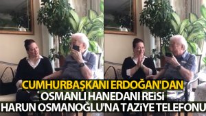 Erdoğan'dan, Osmanlı Hanedanı Reisi Osmanoğlu'na taziye telefonu