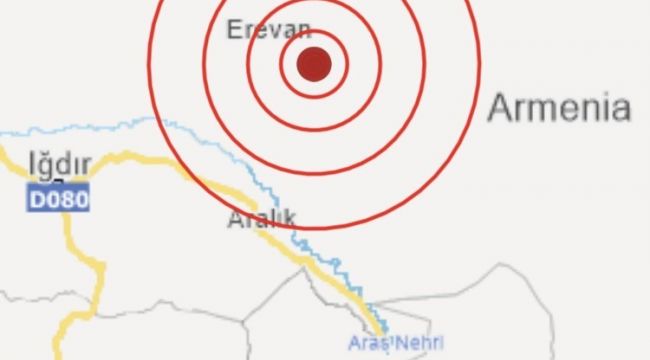 Ermenistan'daki deprem Iğdır'da da hissedildi