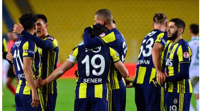 Fenerbahçe'de ilk 11'de 7 değişiklik