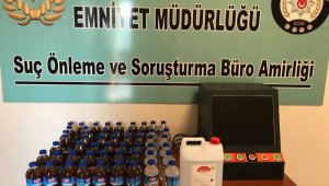 Gaziantep'te 31 litre kaçak alkol ele geçirildi