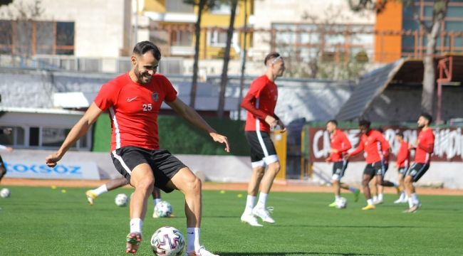 Hatayspor, Alanyaspor maçının hazırlıklarını tamamladı