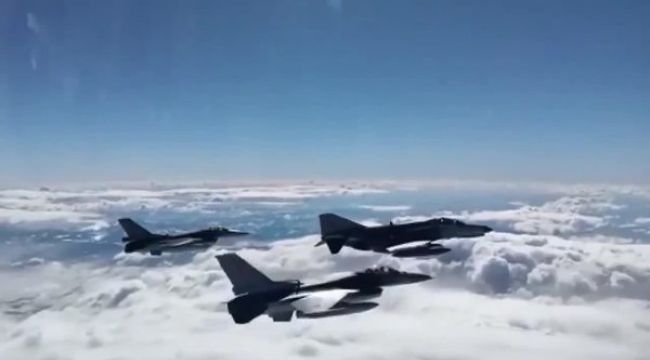 Hava Kuvvetleri uçaklarının NEXUS ACE eğitim uçuşları nefes kesti
