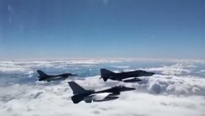 Hava Kuvvetleri uçaklarının NEXUS ACE eğitim uçuşları nefes kesti