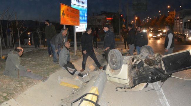 İkiye bölünen araçtan sağ olarak çıktılar