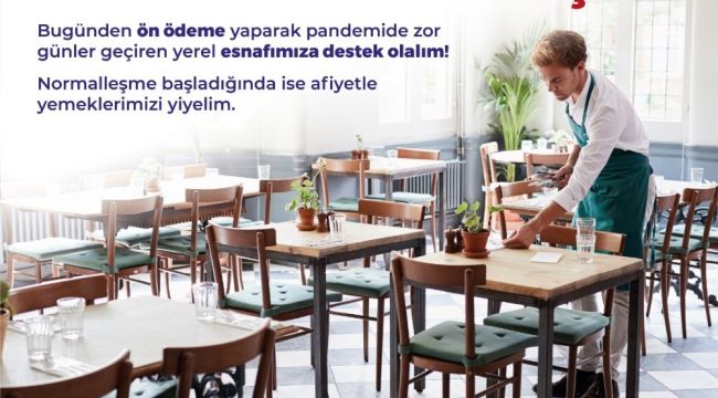 İzmir'de esnafla dayanışma için ön ödeme kampanyası
