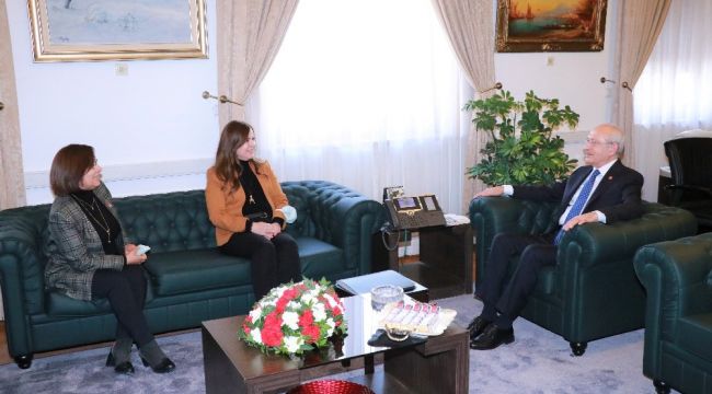 Başkan Çalkaya, Kılıçdaroğlu ile buluştu