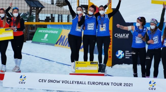 Kar Voleybolu Milli Takımı, Avrupa Turu'nda namağlup şampiyon