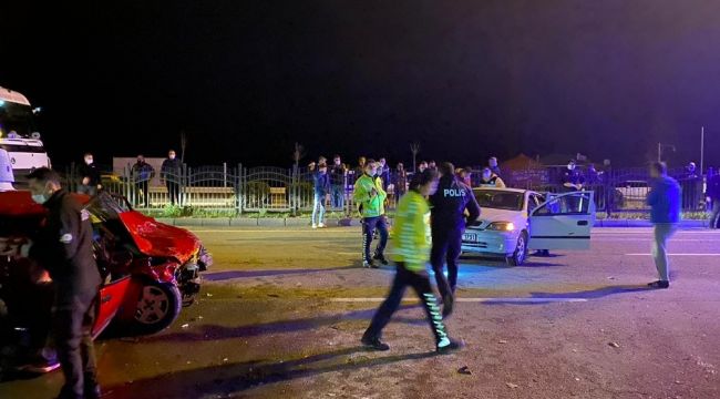 Karadeniz sahil yolunda kaza: 1 ölü, 4 yaralı