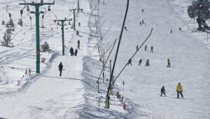 Kartalkaya'da tatilci yoğunluğu