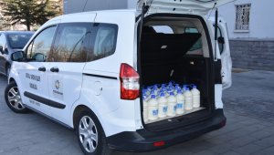 Kocasinan Belediyesi'nden ihtiyaç sahiplerine 3 ton süt