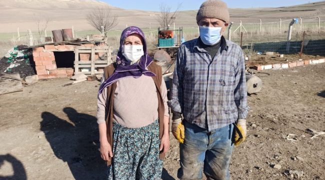 Koyunları yanan Ayşe Teyzenin gözyaşları yürekleri burktu