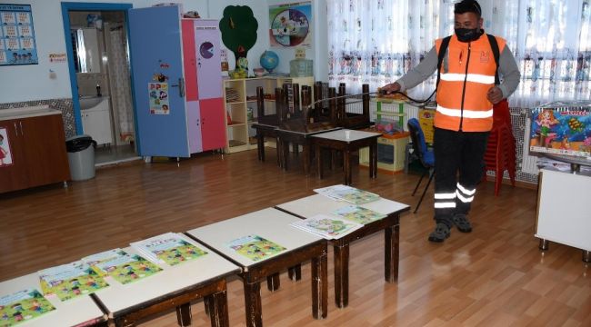 Kuşadası'nda okullar yüz yüze eğitime hazır