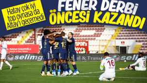 Lider Fenerbahçe, Hatay'dan üç puan çıkardı