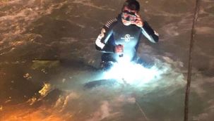 Manisa'da dereye düşen aracın sürücüsü hayatını kaybetti