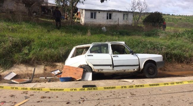 Manisa'da otomobil yakıt tankeriyle çarpıştı: 1 ölü